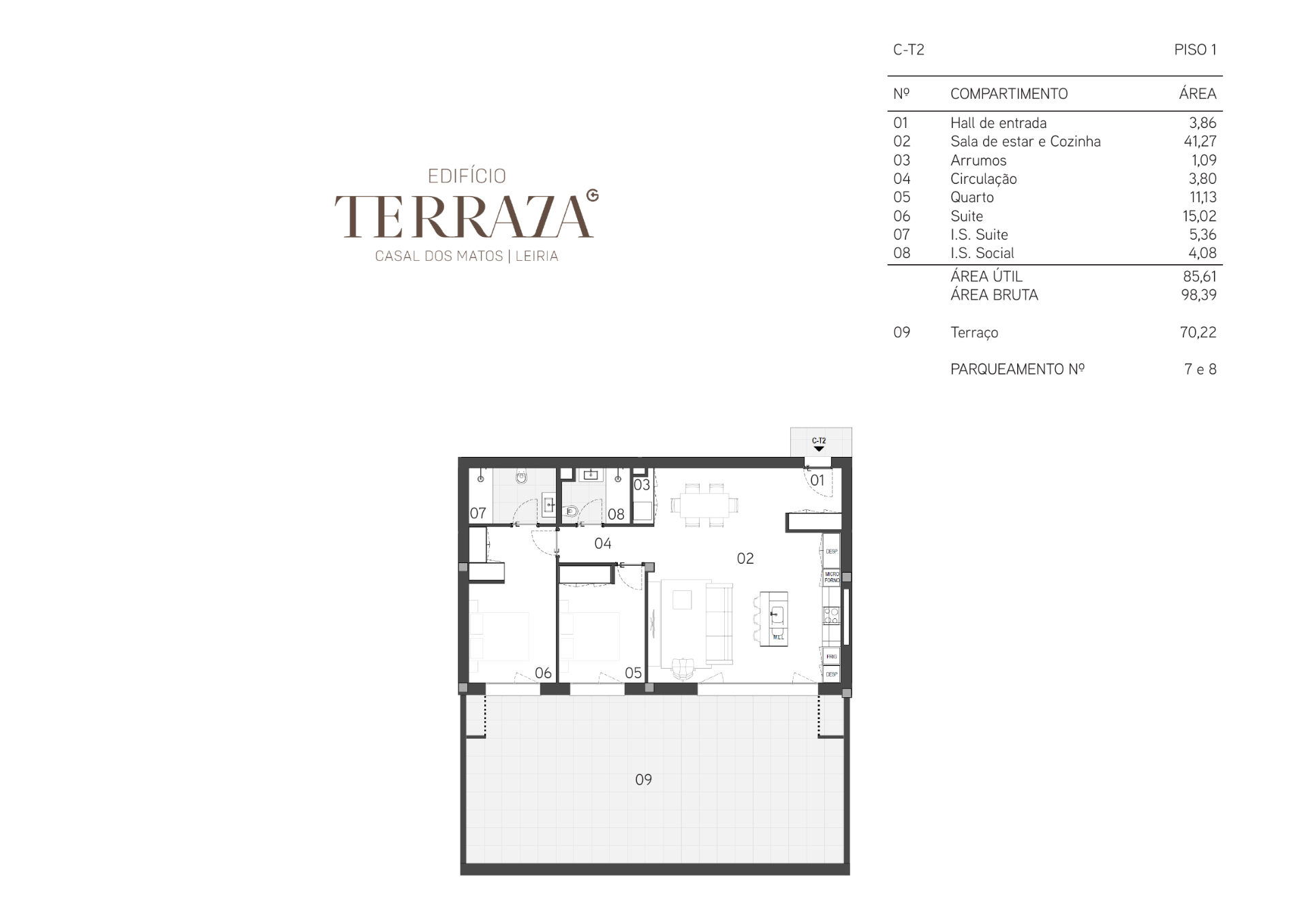Planta — T2 — Fração C